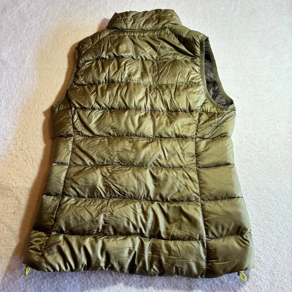 REI Co Op Down Puffer Vest Men Size S Green National Park Centennial Lightweight